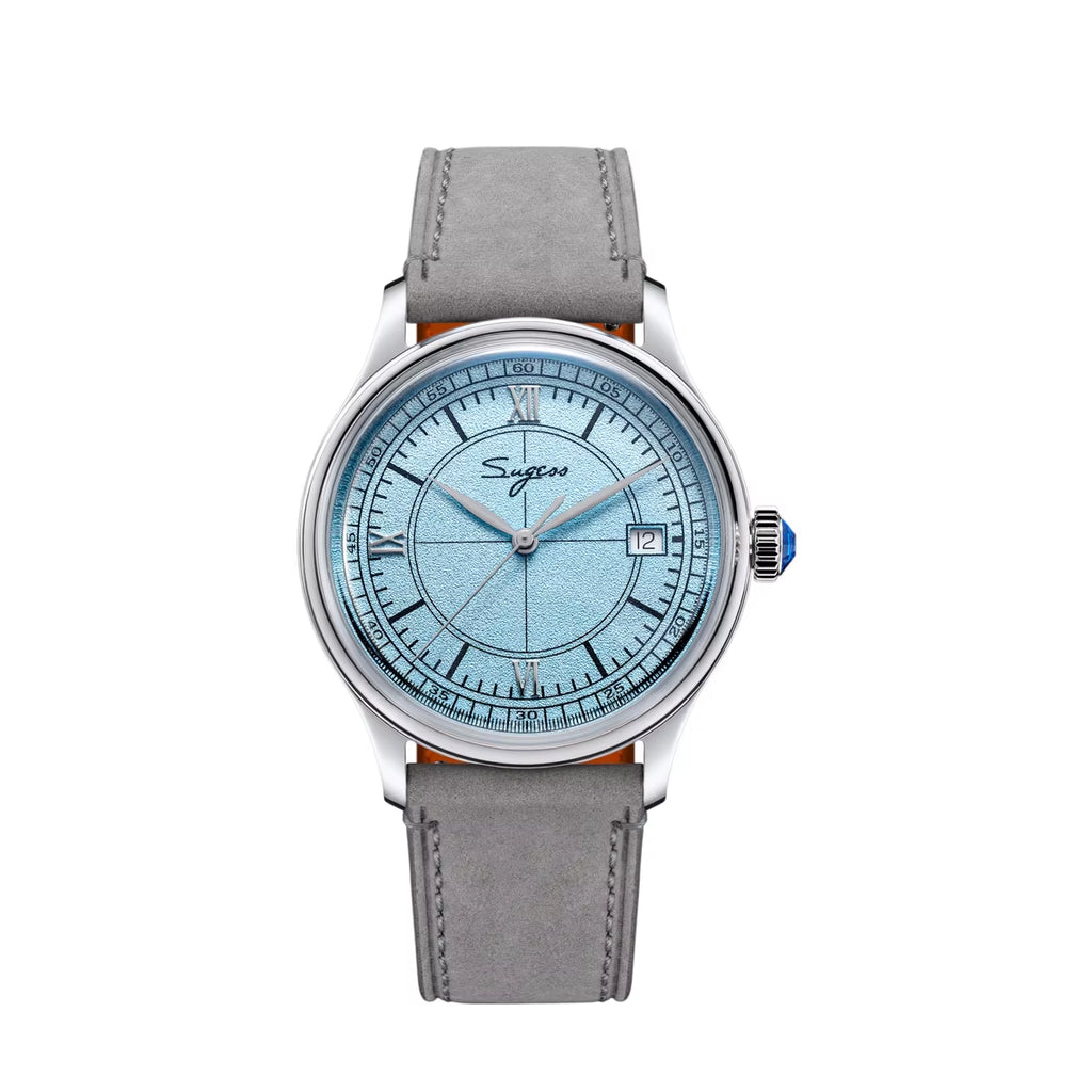 Watch Men 38Mm Minimalism Automation Mechanical Wristwatches for Tianjin Movement Dome Sapphire Crystal Simple New 2025