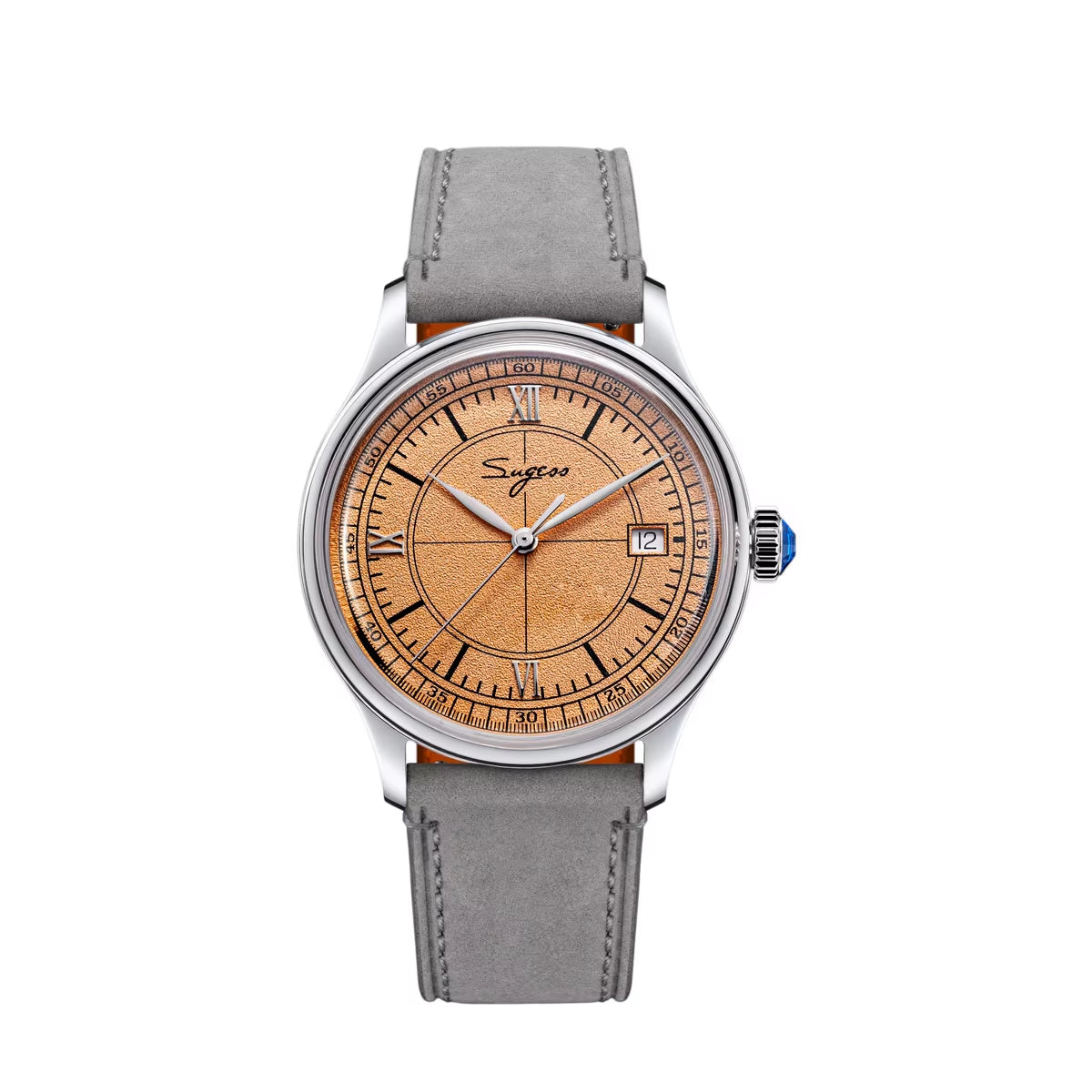 Watch Men 38Mm Minimalism Automation Mechanical Wristwatches for Tianjin Movement Dome Sapphire Crystal Simple New 2025