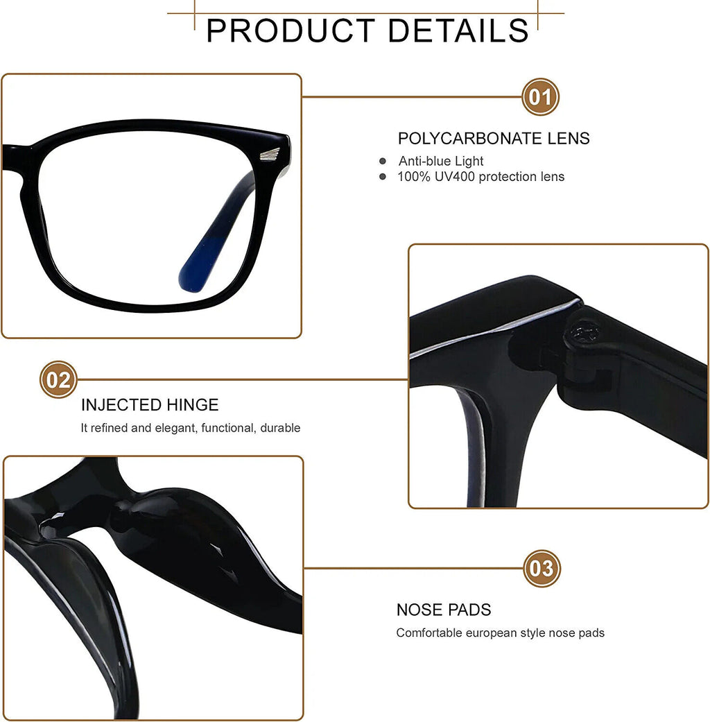 Lentes Anteojos Refrescantes Para Computadora Television Bloqueo De Luz Calidad