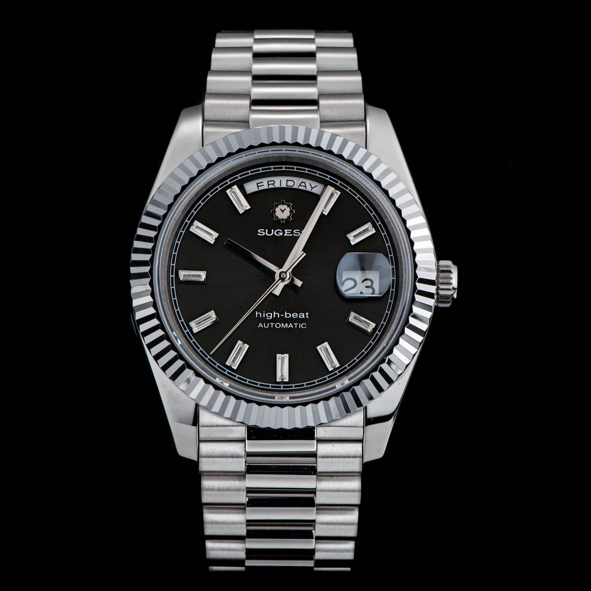 DD40 Men'S Watches Automatic Day Date Mechanical Wristwatch Peacock SL3034 Movement Sapphire Waterproof Luxury Retro New